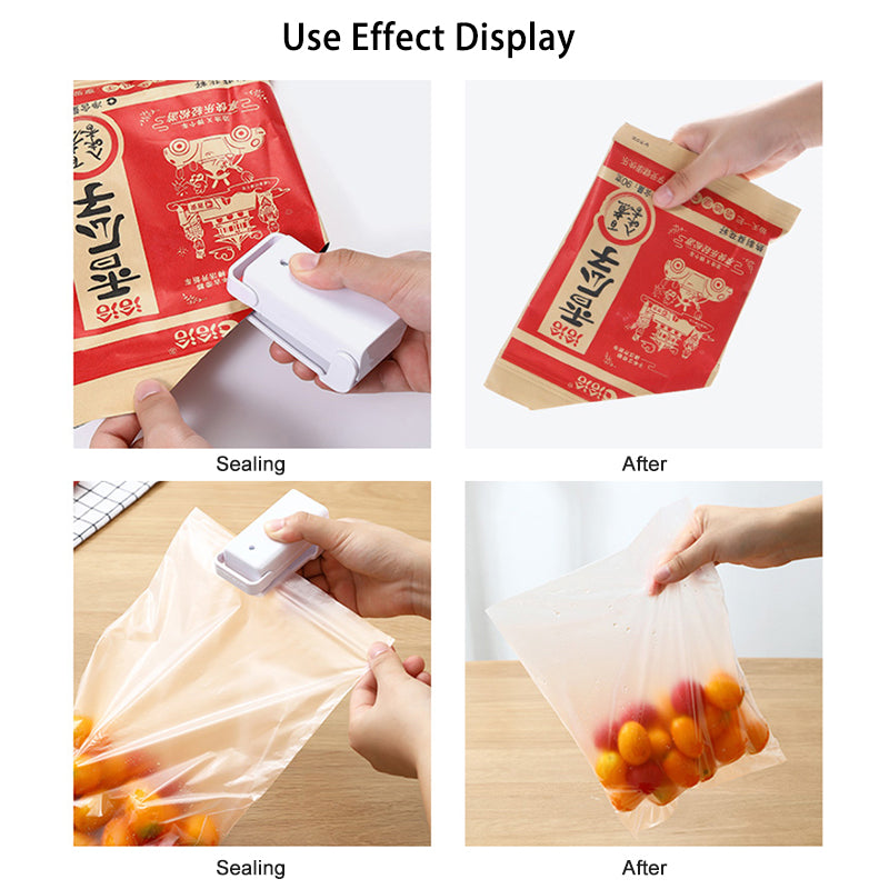 Professional Product Portable Mini Bag Sealer & Cutter – Handheld Thermal Heat Sealing Machine for Plastic Food Storage Bags
