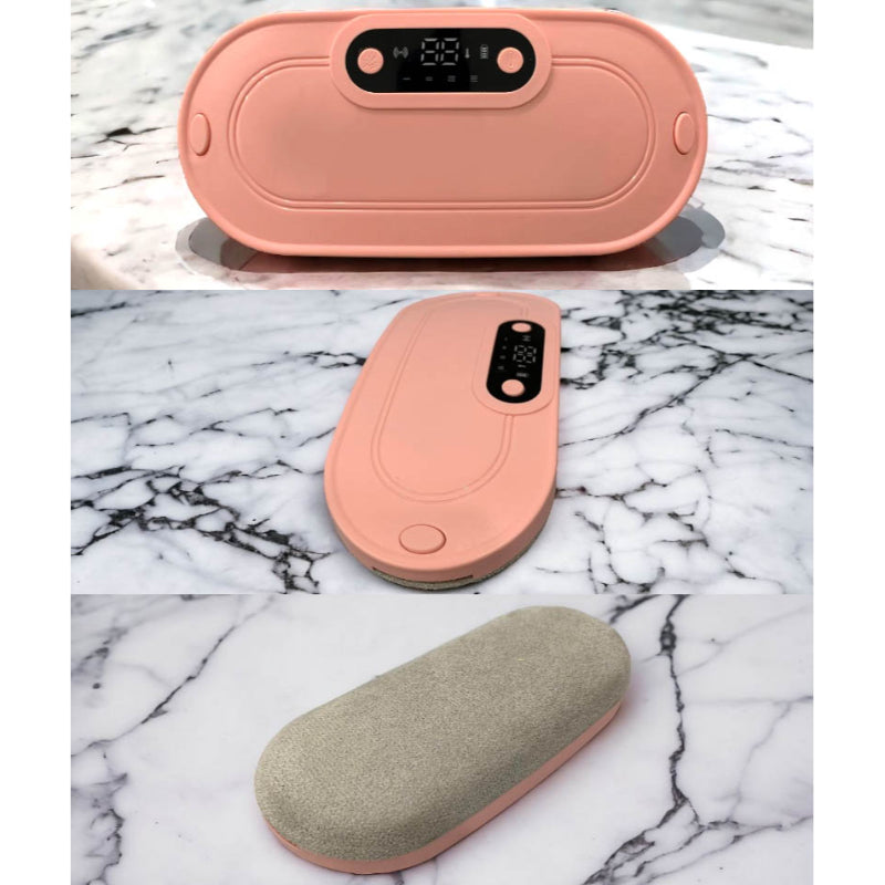 Heating and Vibrating Digital Period Pad for Healing Period Cramps - Women's Care pin Relief.
