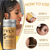 TVLV Hair Wax Stick Broken Hair Finishing Styling Stick for Broken Hair, Wigs, Edge Control - Styling Wax for Fly Away & Edge Frizz Hair