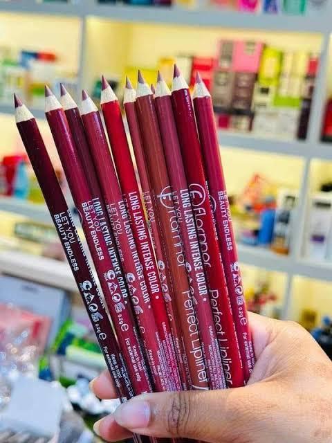 Flormar lip pencils shades of nude Color Multicolor Package Includes 6 x Lip Pencil(Random color)