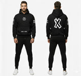 Urban Edge "WIN" Performance Tracksuit – Men’s Premium Heavyweight Fleece Hoodie Set with New York Signature Graphics.