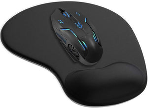 Premium Ergonomic Gaming Mouse Pad with Wrist Support – Non-Slip Base & Comfortable Memory Foam Design (Random Color)