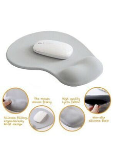 Premium Ergonomic Gaming Mouse Pad with Wrist Support – Non-Slip Base & Comfortable Memory Foam Design (Random Color)