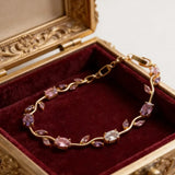Tulip Bracelet – Premium Quality Stainless Steel Elegant Bracelet for Women l White ~ Without Box | Golden Base
