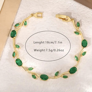 Tulip Bracelet – Premium Quality Stainless Steel Elegant Bracelet for Women l White ~ Without Box | Golden Base