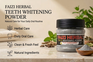 Faizi Herbal Teeth Whitening Powder – Herbal Oral Care Powder