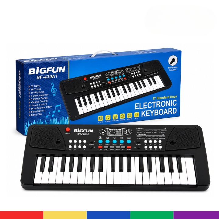 Bigfun 37-Key Electronic Keyboard Piano – Musical Learning Toy.
