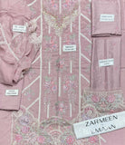 Luxury Embroidered Shirt Front Back Sleeves Neckline Daman Patch Premium Viscose Trouser Pure Bamber Chiffon Dupatta