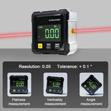 Digital Inclinometer Double Sided Laser Beam And Magnetic Base - Measurement Tool Designed For Angle Detection And Daily Measurement Routine