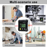 Digital Inclinometer Double Sided Laser Beam And Magnetic Base - Measurement Tool Designed For Angle Detection And Daily Measurement Routine