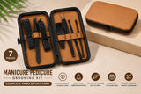 7-Piece Manicure & Pedicure Nail Care Grooming Kit - Premium Quality