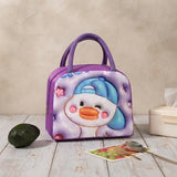 Cute Cartoon Duck Thermal Insulated Lunch Bag.
