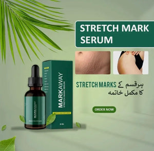 Markaway Stretch Mark Serum , Advanced Stretch Mark Serum 30ml Hydrating Repairing Formula Reduces Scars Fades Marks Evens Skin Tone Daily Skincare