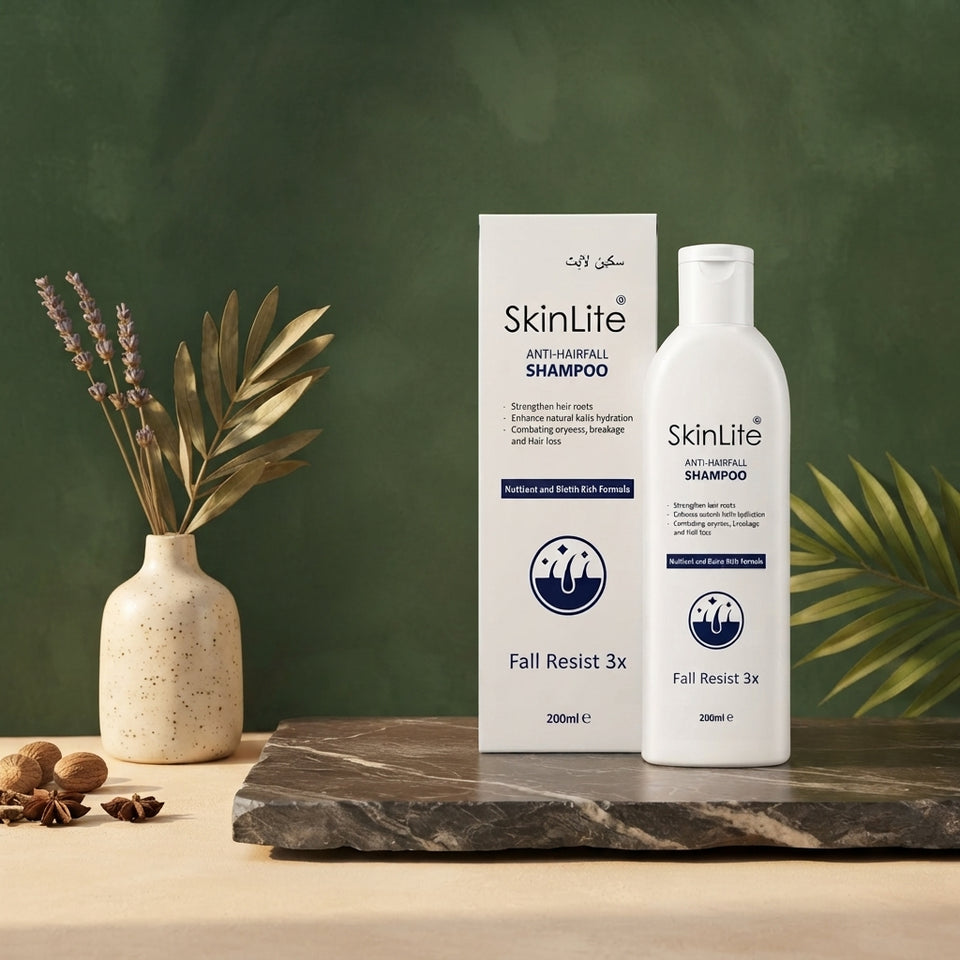 SkinLite Anti Hairfall Shampoo 200ml Nutrient And Biotin Rich Formula Strengthens Roots Reduces Hair Loss Promotes Healthy Thick Hair