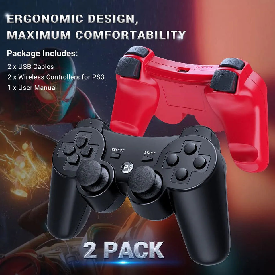 Sony PS3/PS4/PS5 DualShock Wireless Gaming Controller – Ultimate Gamepad with Powerful Vibration.