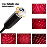 Mini LED Car Roof Star Night Light Projector – Magical Galaxy Ambient Lighting for Car Interior, USB Powered Decorative Starry Sky Lamp