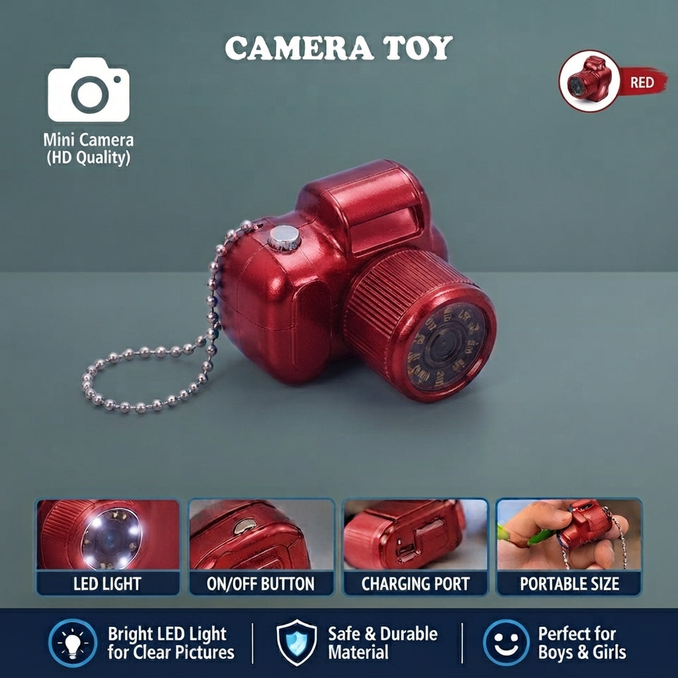 Mini Camera Toy With LED Light.