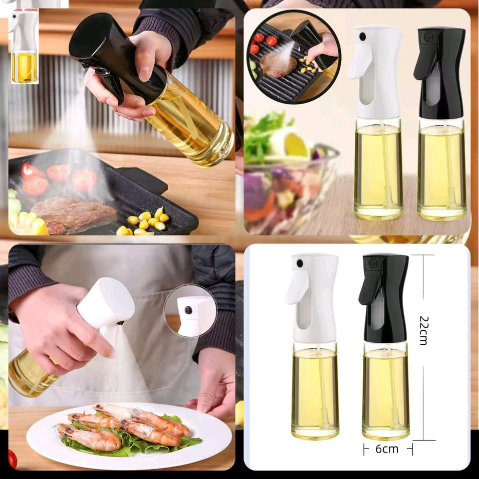 Spray Edible Oil Bottle 300ml – Kitchen Mister & Cooking Dispenser.