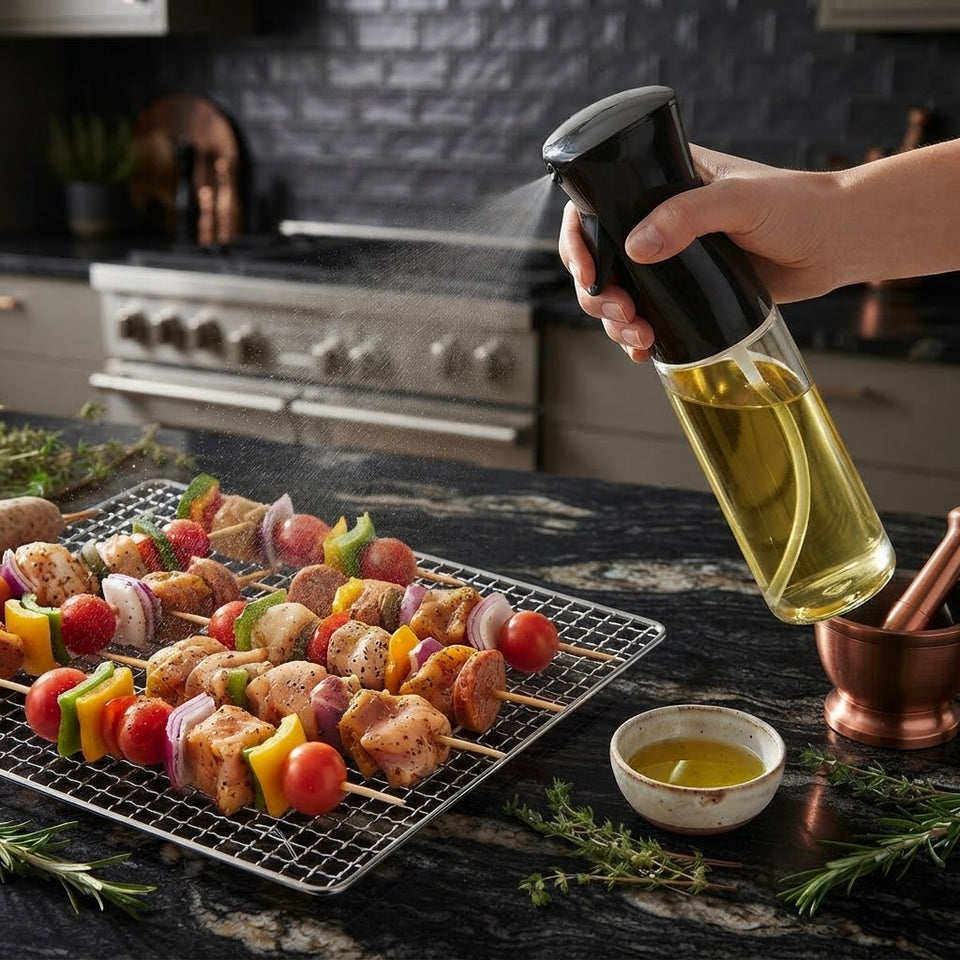 Spray Edible Oil Bottle 300ml – Kitchen Mister & Cooking Dispenser.