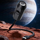 USB Ceiling Moon Earth Projection Atmosphere Light Starry Sky Lamp Night Light With 6 Lenses