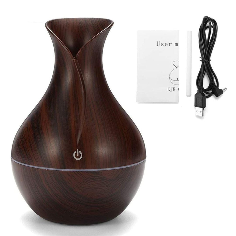 Mini Ultrasonic Aromatherapy Diffuser – Cool Mist Air Humidifier & Essential Oil Aroma.