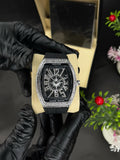 Denvosi Luxury Diamond Studded Strap Men’s Watch Elegant Durable Stylish Premium Choice .