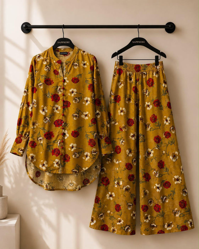 Improted western style 2 Pcs Cord’s Sets By WANIYA NOOR