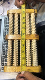 Traditional Wooden Roller Foot Massager Durable Natural Wood Design .