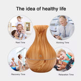 Mini Ultrasonic Aromatherapy Diffuser – Cool Mist Air Humidifier & Essential Oil Aroma.