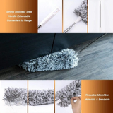 Extendable Telescope Microfiber Duster Long Handle For Cleaning Dust, Dirt And Stains Fan duster.